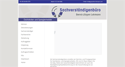 Desktop Screenshot of gutachter-lehmann.com